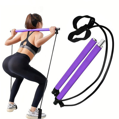 Bar Kit Resistance Bands, Fitness Bar with Bands, Workout Bar and Bands, Activewear Revolution