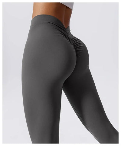 Booty Lifting Leggings, V-Waist Long Leggings, Hip Enhancing Leggings, Activewear Revolution