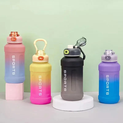 Color-changing tumbler, interactive drinking cup, chic water bottle, frosted plastic cup, activewearrevolution