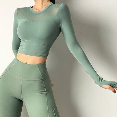 Sexy Long Sleeve Tight Top - GetFit Sportswear