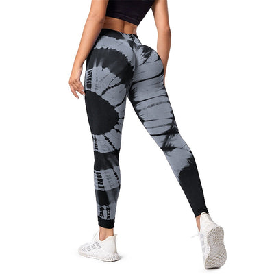 Yoga Tie-Dye Seamless Leggings - GetFit Sportswear,yoga leggings, women's activewear, stretchy yoga pants, breathable workout leggings, high-waisted gym tights, fitness leggings, yoga clothes, stylish athletic wear, comfortable exercise pants, Activewear Revolution, compression yoga leggings, seamless workout tights, moisture-wicking yoga pants, squat-proof gym leggings, slimming activewear bottoms, flexible yoga attire, trendy fitness apparel, supportive exercise leggings, durable yoga gear,