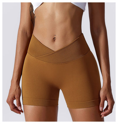 Cycling Seamless High Waist Shorts - GetFit Sportswear