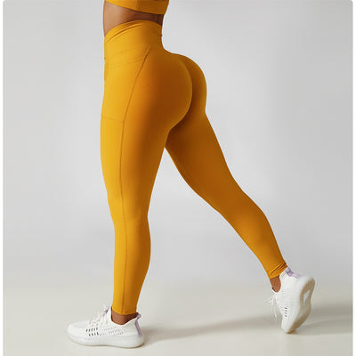 High Waist Push-Up Leggings with Pocket - GetFit Sportswear,yoga leggings, women's activewear, stretchy yoga pants, breathable workout leggings, high-waisted gym tights, fitness leggings, yoga clothes, stylish athletic wear, comfortable exercise pants, Activewear Revolution, compression yoga leggings, seamless workout tights, moisture-wicking yoga pants, squat-proof gym leggings, slimming activewear bottoms, flexible yoga attire, trendy fitness apparel, supportive exercise leggings, durable yoga gear,